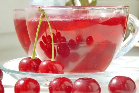 gelatina di ciliegie per la prostatite